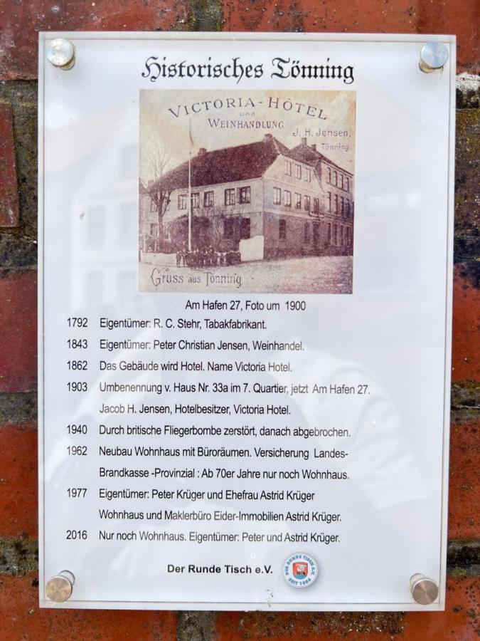 Hafenpanorama Villa Toenning Exterior photo
